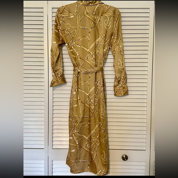Lauren Ralph Lauren Equestrian-Print Twill Shirtdress, size 2 - Picture 7 of 10